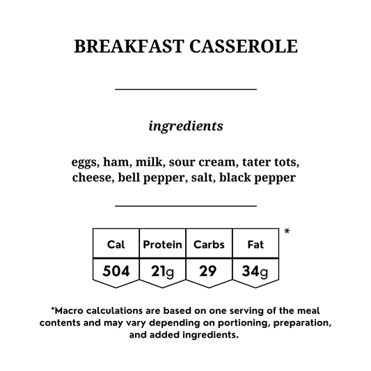 Tater Tot Breakfast Casserole
