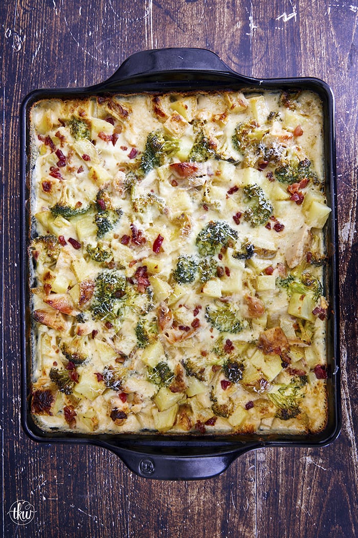 Homestyle Alfredo Chicken Casserole