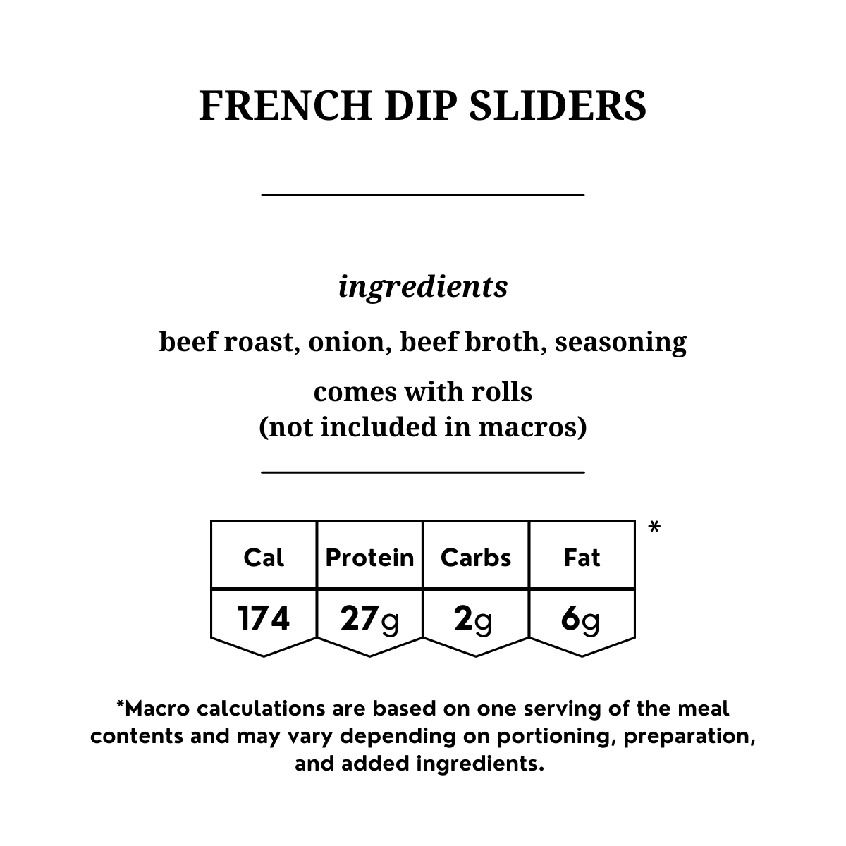 French Dip Sliders