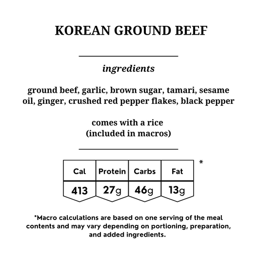 Korean Ground Beef
