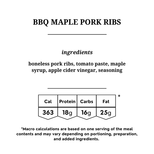 BBQ Maple Pork Ribs