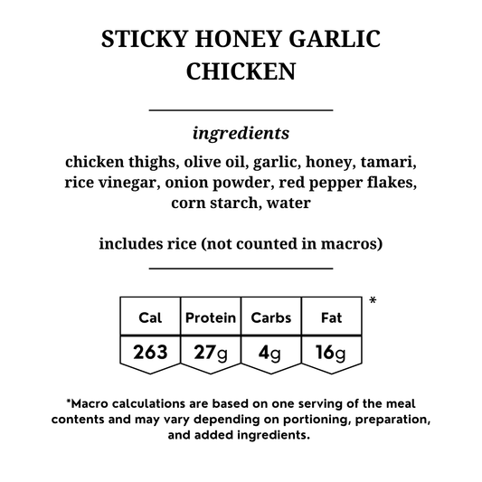 Sticky Honey Garlic Chicken