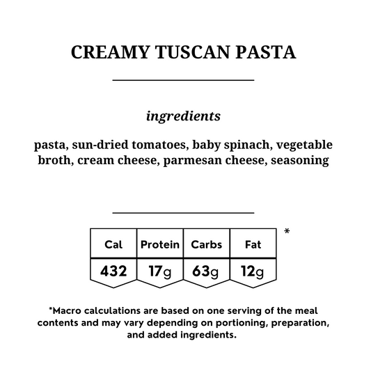 Creamy Tuscan Pasta
