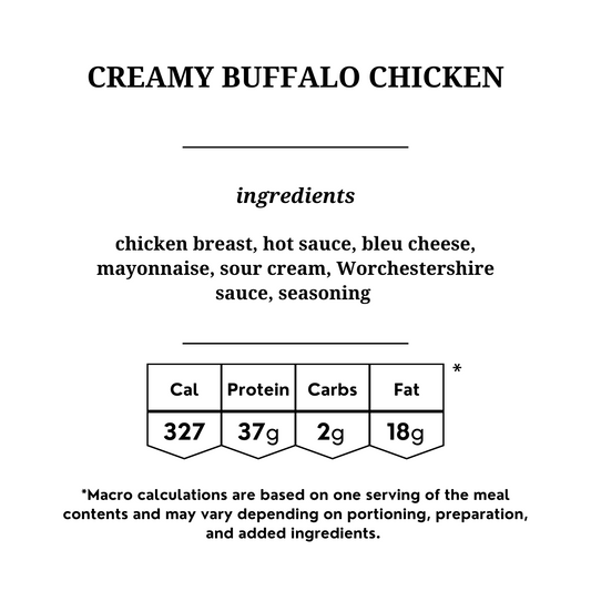 Creamy Buffalo Chicken