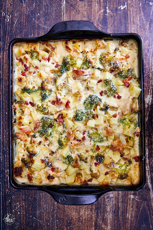 Homestyle Alfredo Chicken Casserole