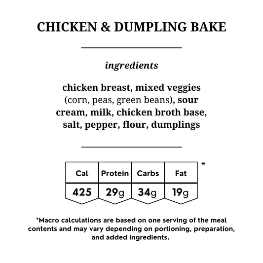 Chicken & Dumpling Bake