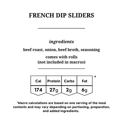 French Dip Sliders
