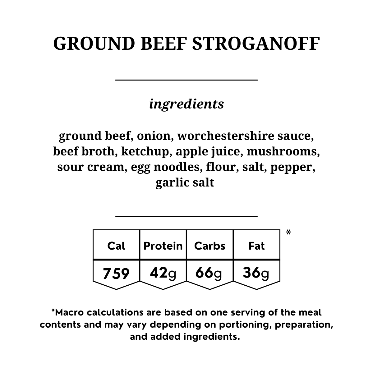 Ground Beef Stroganoff