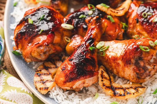 Hawaiian BBQ Chicken Legs