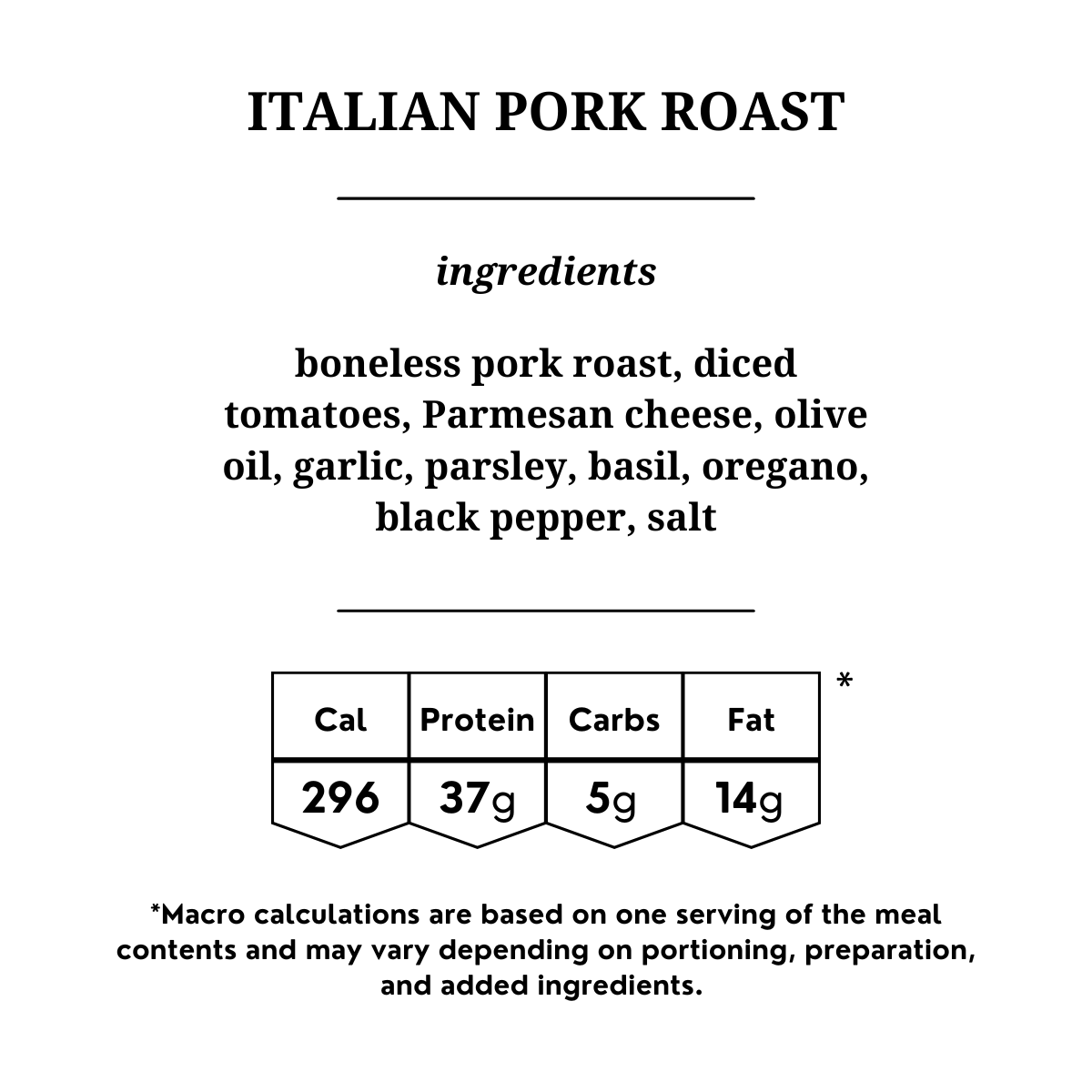 Italian Pork Roast