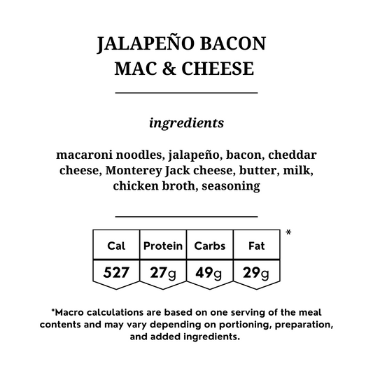 Jalapeño Bacon Mac & Cheese