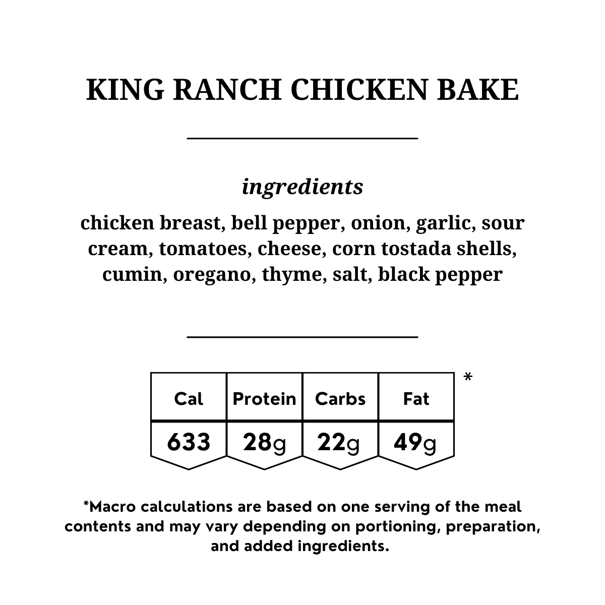 King Ranch Chicken Bake