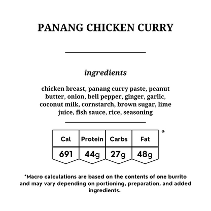 Panang Chicken Curry