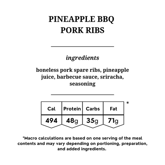Pineapple BBQ Spare Ribs