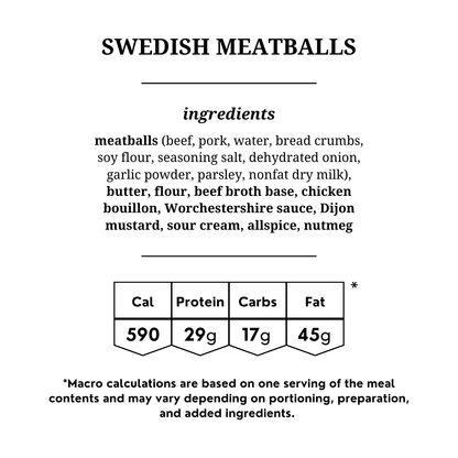 Swedish Meatballs