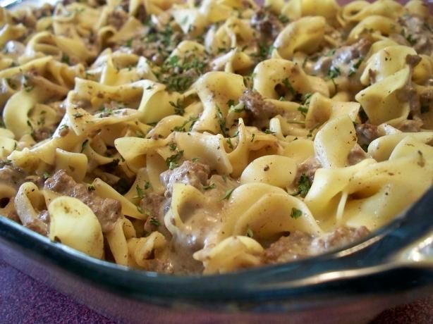 Ground Beef Stroganoff