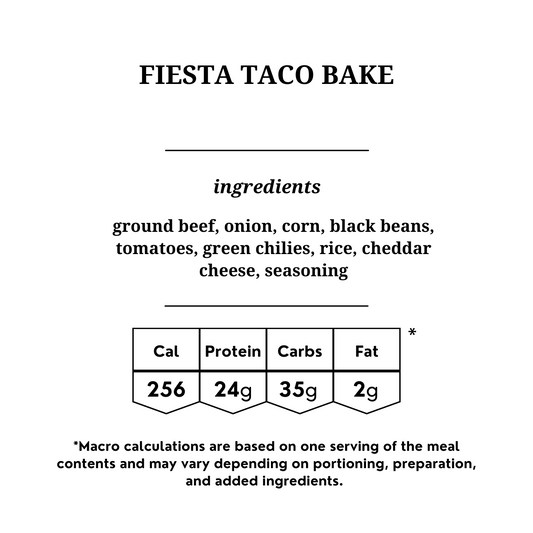 Fiesta Taco Bake